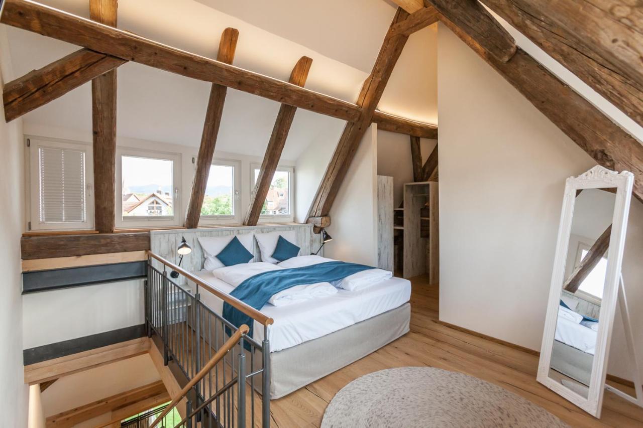 Baumgartners Dreiseithof - Historisch, Modern, Zentral Apartment Bad Krozingen Bagian luar foto